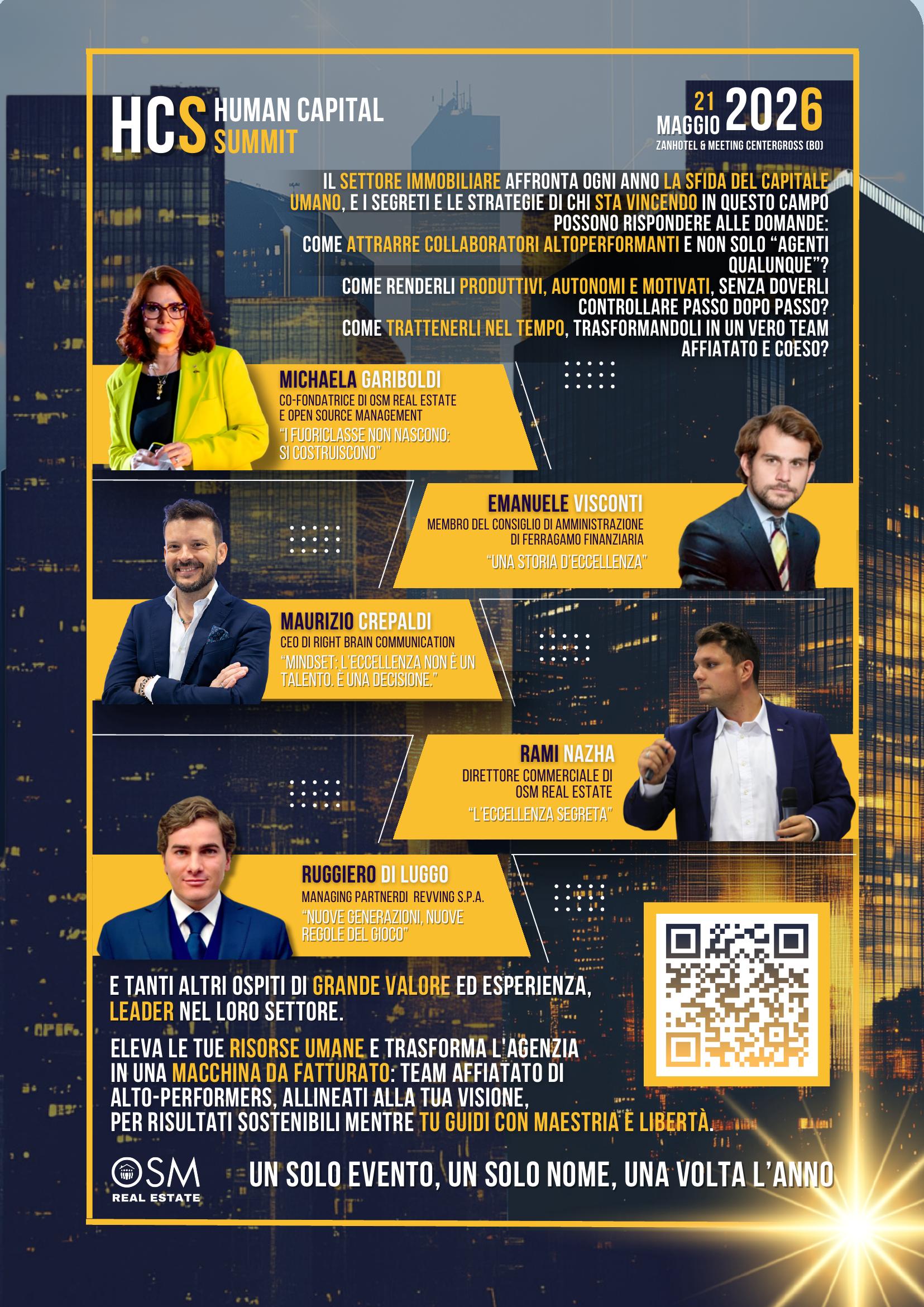HCS 2026 — Speaker & Ospiti
